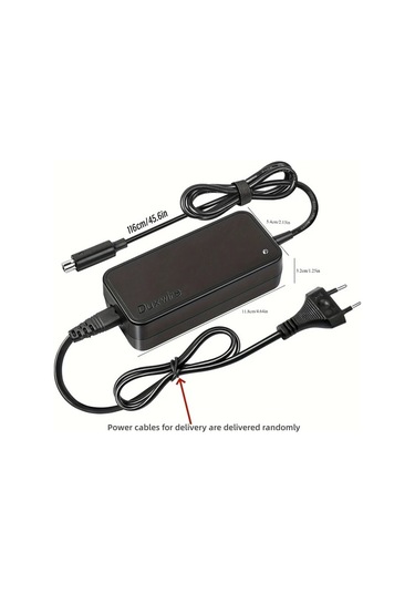 Honeybeeshop 36v Xiaomi M365es4 E-scooter Duxwire 42v 2a Li İon Pil Şarj Cihazı Siyah