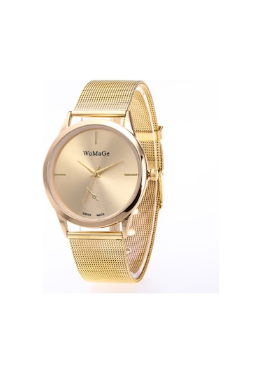 Basit Unisex Saat, Erkekler Ve Kadınlar İçin Modaya Uygun Alaşım Kol Saati, Örgü Dokuma Kordonu İle Çok Renkli