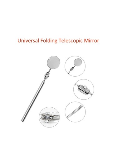 Ebitda Araba Tamir Aynası, Gümüş 30mm, Katlanır, Kaynak Şasi Muayene, Uzunluk Uzatılabilir