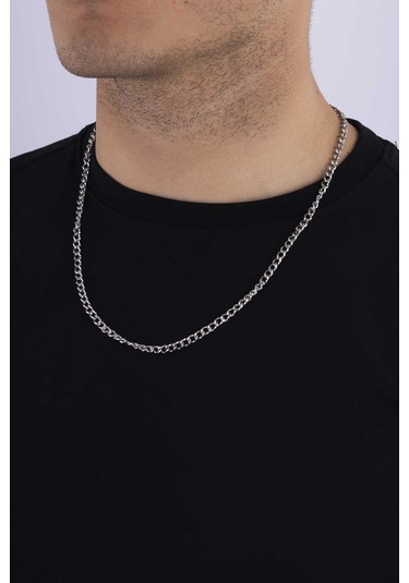 Gümüş Pazarım Klasik Model Erkek Çelik Zincir Çok renkli