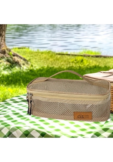 Pazly Tencere Çanta Seyahat Organizatörü Tote Haki Açık Hava Taşıma Çantası Haki