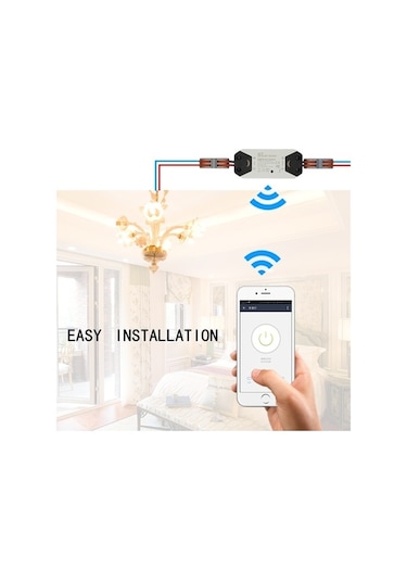 Pazly Dıy Wifi Akıllı Işık Anahtarı Zamanlayıcı Evrensel Kablosuz Uzaktan Kumanda Alexa Google Home Otomasyonu İle Çalışır