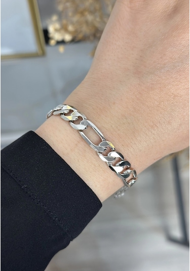 Gümüş Marka Model Xp Bileklik 21 Cm Gümüş