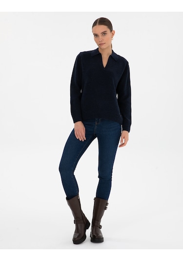 Pierre Cardin Kadın Lacivert Kazak /triko 50317226-vr033 Lacivert