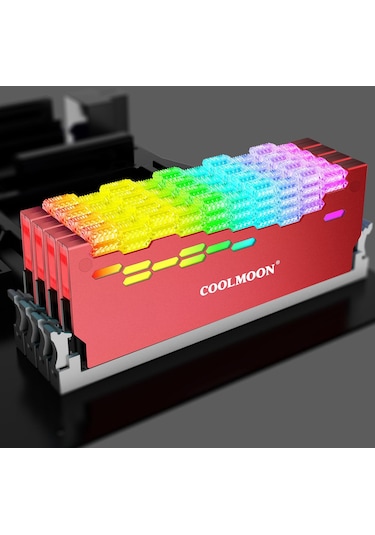 Suntek Soğutucu Radyatör Argb Kabuk Isı Emici Kırmızı