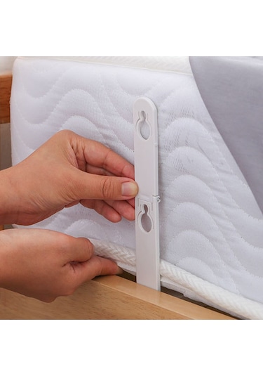 4 Parça Katlanır Yatak Örtüsü Tutucu Kaydırmaz Çarşaf Klipsi
