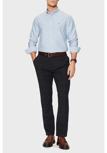 Tommy Hilfiger Erkek Gömlek Mw0mw35774 0gz Açık Mavi Açık Mavi