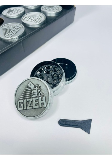 Gizeh Full metal 3parça Tutun Parçalıyıcı- Orjinal Ürün//40mm