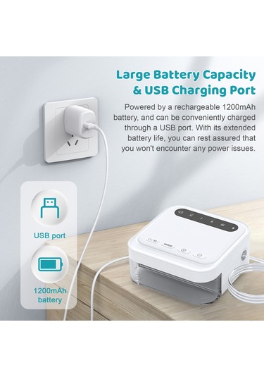 Yifomall Bebekler İçin Usb Şarjlı 3 Seviyeli Nazal Aspiratör - Geri Akış Önleyici Ve Sessiz