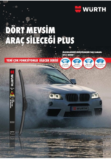 Würth Muz Silecek Takımı Byd Seal U 2024-2025 İle Uyumlu