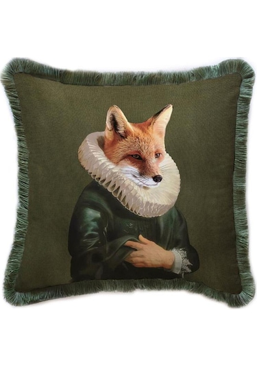 Mr. Fox Tilki Yastık/kırlent Dolgu Boncuk Elyaf, Ulusl. Yıkama Ve Solmama Sertifikası Çok Renkli