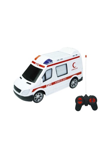 Vardem Uzaktan Kumandalı Pilli Full Fonksiyon Ambulans 20 CM