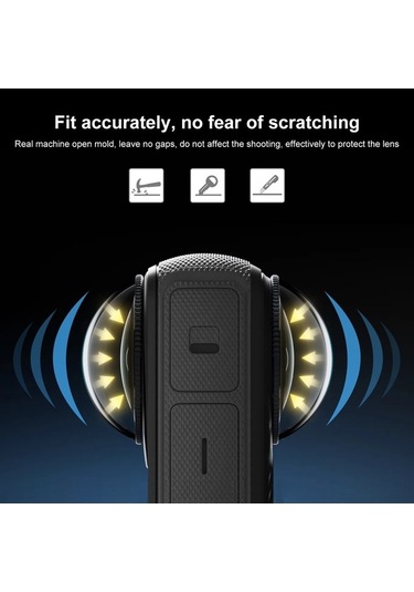 Wondernest Insta360 X4 Puluz Rotasyon Yeni Kapak Pc Lens Koruyucu Şeffaf Çok Renkli