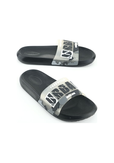 Gezer Erkek Yazlık Pu Islak Zemine Uygun Ev Banyo Bahçe Havuz Terlik Siyah