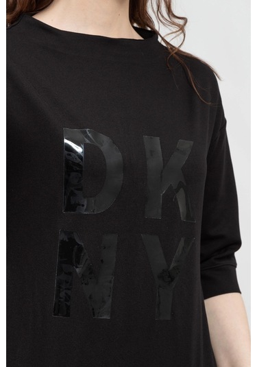 3/4 Slv Pop Over Kadın Triko Siyah