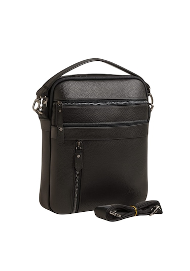 El Çantası Hakiki Deri 11" İnç Laptop/ Tablet Uyumlu Premium %100 Orjinal Deri Siyah