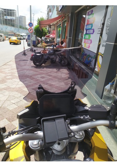 2020-25 Bmw F900xr Uzun Ön Cam Koyu Füme Uzunluk 51cm 4mm Zeus