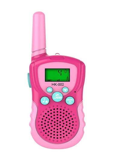 Küçükler İçin Taşınabilir Çift Yönlü Konuşma Oyuncak Walkie Talkie, Outdoor Aile Etkinlikleri, Pembe 002 Modeli