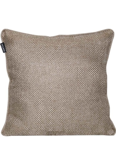 4'lü Hasır Dokulu Fitilli Çift Taraflı Kırlent Kılıfı Krem-2072 - Krem