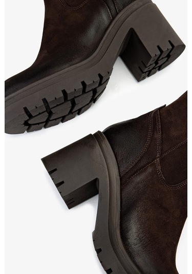 Valmenti Kadın Hakiki Deri Kahverengi Nubuk Casual Çizme 322 2351307 Bn Czm Sk24-25 Kahve Nbk Kahverengi