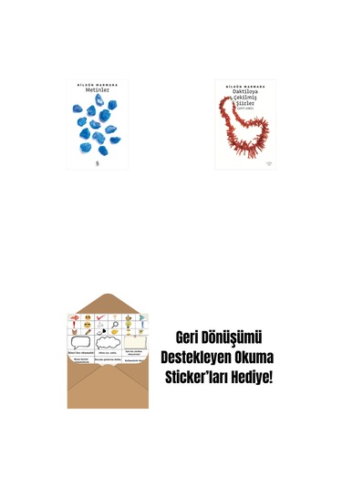 Metinler + Daktiloya Çekilmiş Şiirler + Okuma Sticker'ları