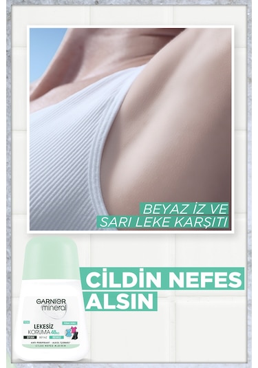 Garnier Mineral Lekesiz Koruma Kadın Roll-On Deodorant 50 ML