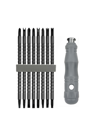 Springsun Tamir Aleti Seti: 17 Parça Çelik Tornavida, Uzatılabilir Arayüz, Çapraz-uçlu Ve Farklı Tip Bitler İle Ev Ve İş Mekanları İçin