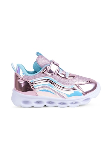 Buckhead Trıo Shıny Hologram Kız Çocuk Sneaker Buck4246 Pembe - Mavi
