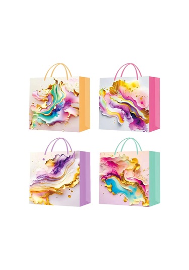 Küçük Boy İpli Karton Çanta A.haki - Camel