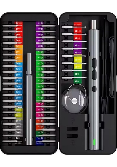 Uf-tools Ks-882058 Hassas 58 Parça Bits Uçlu Şarjlı Tornavida Seti