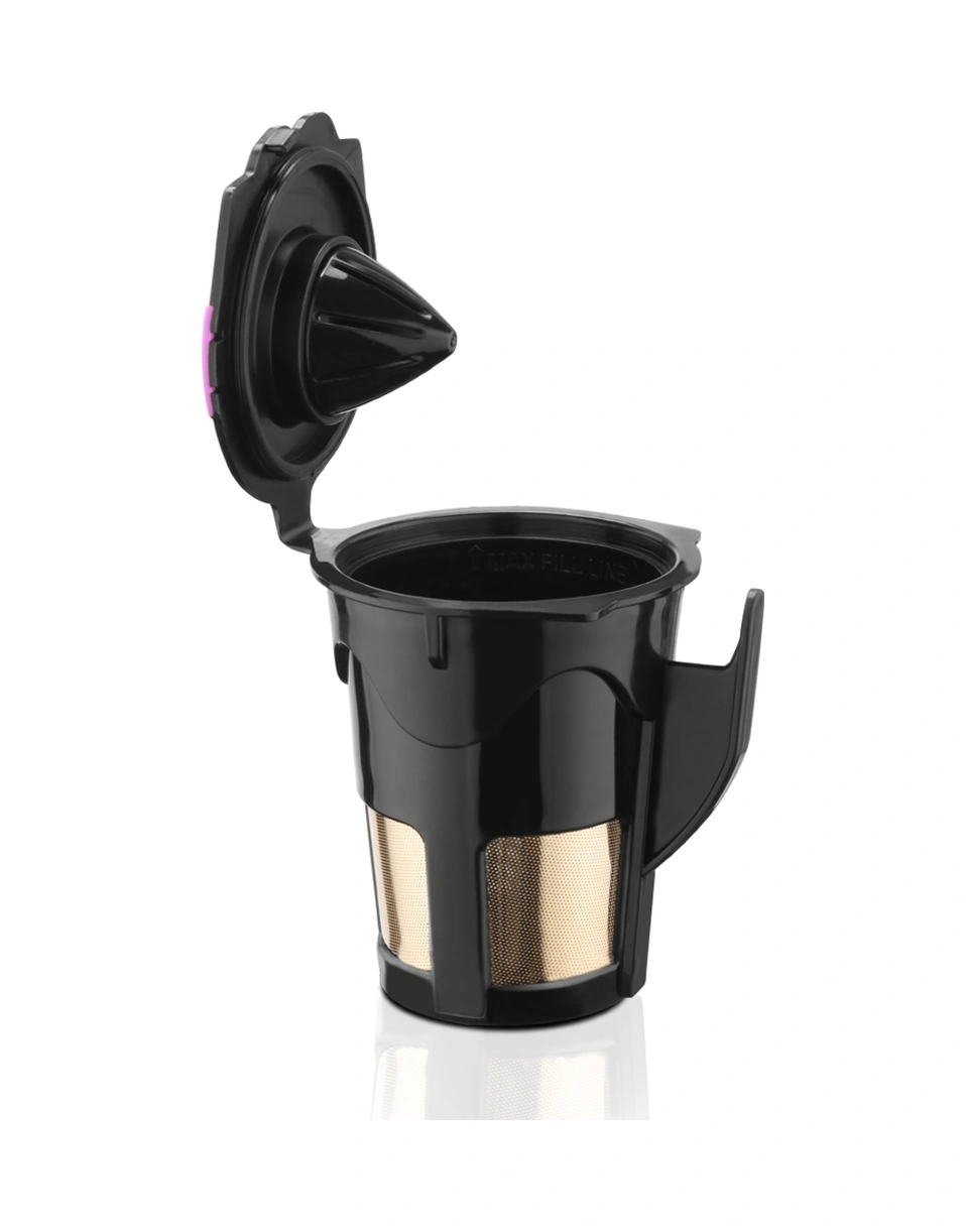 Youmex Keurig 2.0 Uyumlu Tekrarlı Kullanım Kahve Kapsülü 3 Adet S/m/l - Gıda Kalitesi Pp, Filtreli Lezzetli Kahve, Çevre Dost Siyah