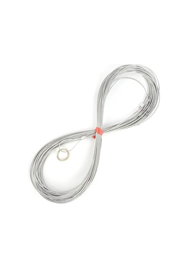 Ölçekli İşaretleme Çekme Halkası Derin Kuyu Halatı İle 30m Çelik Tel Ölçme Halatı