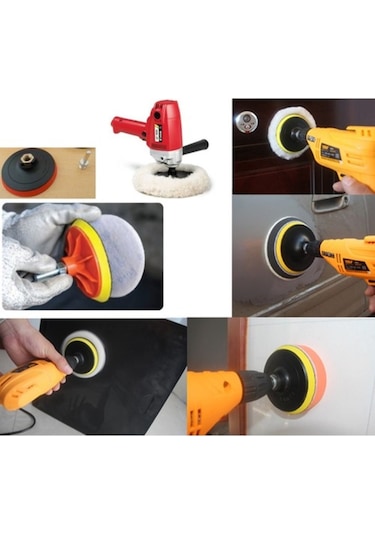 Depolife Pasta Cila Polisaj Uygulamak Için 115 Cırt Taban Peluş B