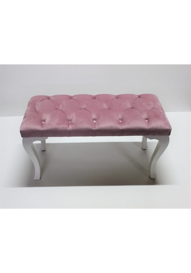 Pembe Chester Model Babyface Kumaş Bench&koltuk&tabure&pofuduk Yatak Odası Takımı Ucu&önü Puff