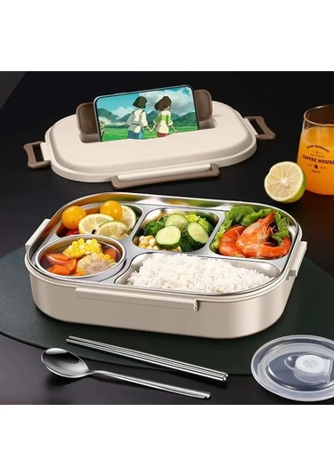 Öğrenci Taşınabilir Yalıtımlı Yemek Kutusu 2000ml B MAvi