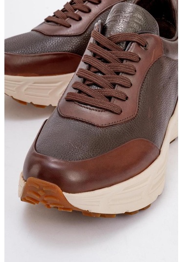 Marcomen 20225 İthal Süspansiyonlu Deri Erkek Ayakkabı Kahve