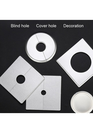 Sones Kare Delik Dekorasyon Kapağı Duvar Deliği Tıkacı, Stil: 2.2cm Delik Altın