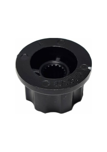 Plastik Pot Başlığı 16mm Siyah Gümüş Rotary Enkoder Ses Kontrol