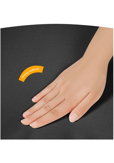 Wezone Portatif Çok Amaçlı Güzellik Sandalyesi - Kalın Çelik & 43 Oksford Kumaş, Katlanabilir, Hafif, Siyah Renk Siyah