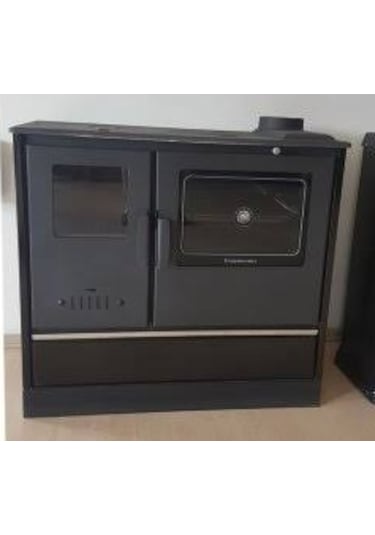 Hoşseven Ateş Tuğlalı Şömine Kuzine Fırınlı Uyuyan Kömür Soba