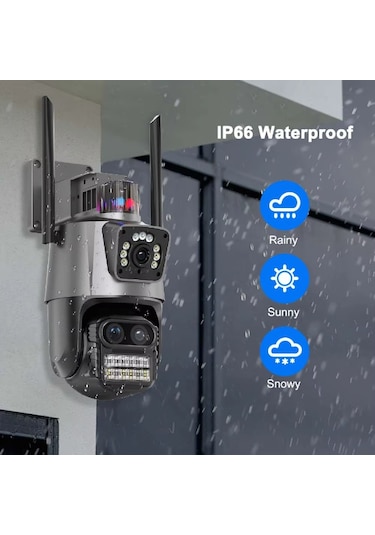 Cosmos E-ticaret 3 Lens Wi-fi Güvenlik Kamerası