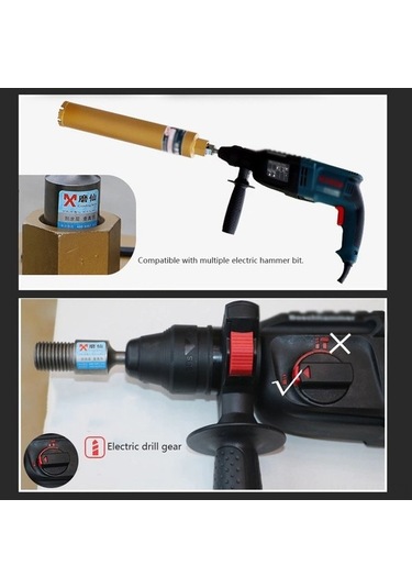 Pazly 65mn Çelik Kuru/ıslak Kullanım Çekiç Ucu - Yuvarlak/kare/üçgen Uçlu - Evrensel 22mm Diş Boyutu, Kolay Kurulum