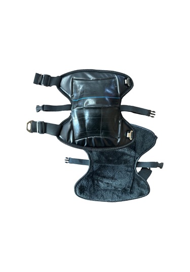 Motosiklet Diz Pedleri Standart Gri - Siyah