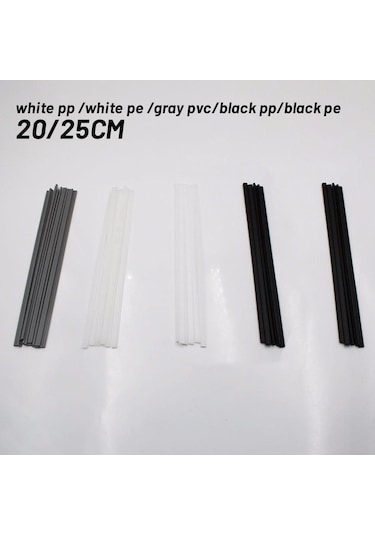 Kaynak Teli Plastik Pp /pvc/ Pe 10 Adet Kaynak Teli Plastik Su Deposu Çöp Kutuları White Pp 25cm