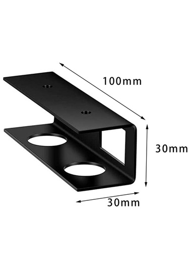 Homyl 3x Altı Dizüstü Bilgisayar Braketi Depolama Siyah