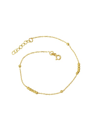 Bilezikci Dorika Spor 14 Ayar Altın Halhal Sarı