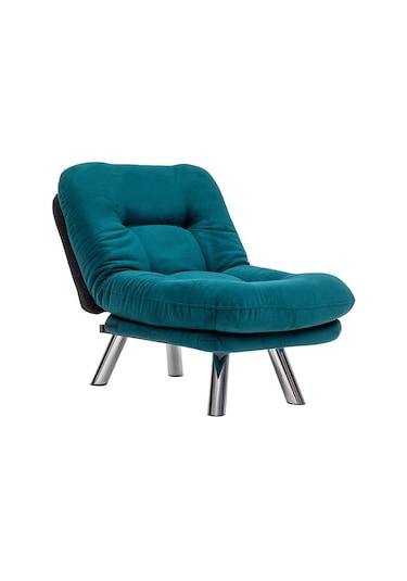 Pafu Hippo Yataklı Tekli Koltuk - Petrol Petrol