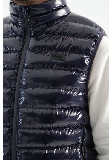 Shooter Sportswear Erkek Parlak Yelek Luxe Bej Lacivert