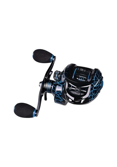 Proberos S10 Derin Bobin Sağ El Kullanıma Uygun 4+1 Yataklı 7.2:1 Oranlı 10kg Maksimum Sürtünmeli Mavi Siyah Balık Makinesi