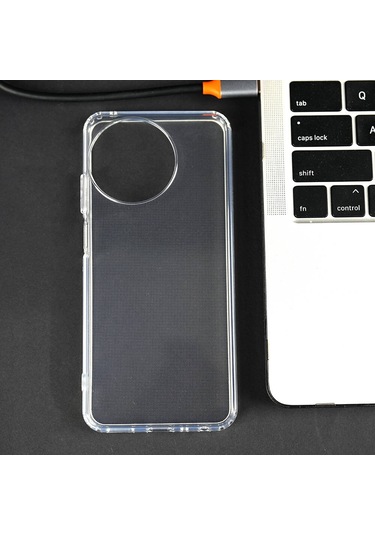 Zore Realme 11 4g Kılıf 2mm Anti Shock Silikon - Renksiz Renksiz
